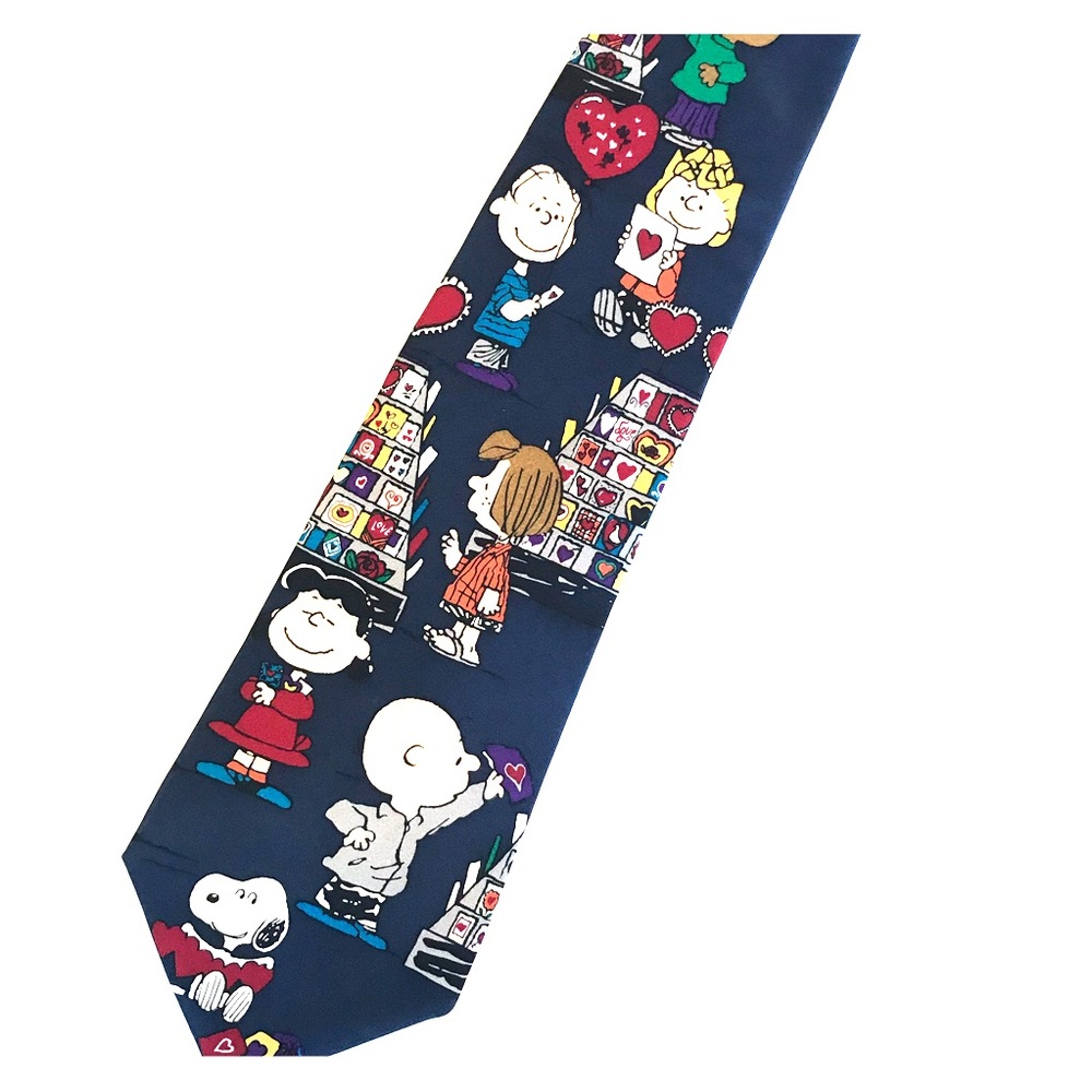 Peanut Snoopy Valentine’s Tie